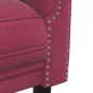 vidaXL Juego de sofás 2 piezas terciopelo rojo tinto vidaXL Juego de sofás 2 piezas terciopelo rojo tinto