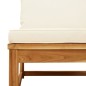 vidaXL Set de muebles para jardín 3 piezas con cojines madera acacia vidaXL Set de muebles para jardín 3 piezas con cojines madera acacia