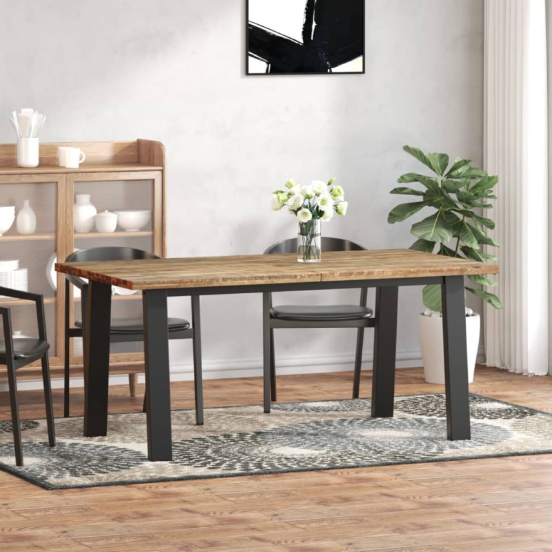 vidaXL Mesa de comedor de madera de acacia maciza 170x90 cm vidaXL Mesa de comedor de madera de acacia maciza 170x90 cm