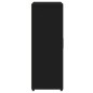 vidaXL Aparador de madera de ingeniería negro 60x31x84 cm vidaXL Aparador de madera de ingeniería negro 60x31x84 cm