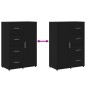 vidaXL Aparador de madera de ingeniería negro 60x31x84 cm vidaXL Aparador de madera de ingeniería negro 60x31x84 cm