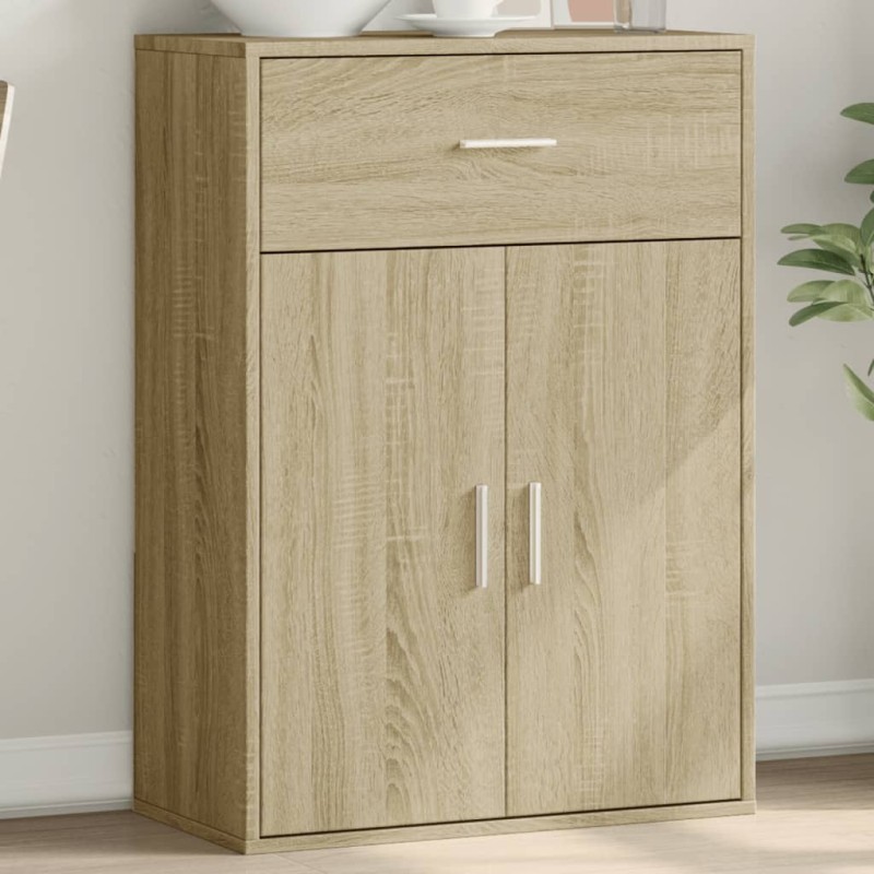 vidaXL Aparador madera de ingeniería roble Sonoma 60x30x84 cm vidaXL Aparador madera de ingeniería roble Sonoma 60x30x84 cm