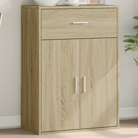vidaXL Aparador madera de ingeniería roble Sonoma 60x30x84 cm