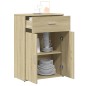 vidaXL Aparador madera de ingeniería roble Sonoma 60x30x84 cm vidaXL Aparador madera de ingeniería roble Sonoma 60x30x84 cm