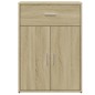 vidaXL Aparador madera de ingeniería roble Sonoma 60x30x84 cm vidaXL Aparador madera de ingeniería roble Sonoma 60x30x84 cm