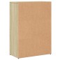 vidaXL Aparador madera de ingeniería roble Sonoma 60x30x84 cm vidaXL Aparador madera de ingeniería roble Sonoma 60x30x84 cm