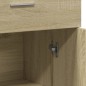 vidaXL Aparador madera de ingeniería roble Sonoma 60x30x84 cm vidaXL Aparador madera de ingeniería roble Sonoma 60x30x84 cm
