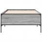 vidaXL Estructura cama madera ingeniería metal gris Sonoma 90x190 cm vidaXL Estructura cama madera ingeniería metal gris Sonoma 90x190 cm