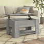 vidaXL Mesa de centro madera contrachapada gris Sonoma 79x49x41 cm vidaXL Mesa de centro madera contrachapada gris Sonoma 79x49x41 cm