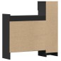 vidaXL Zapatero madera de ingeniería negro 100,5x28x100 cm vidaXL Zapatero madera de ingeniería negro 100,5x28x100 cm
