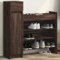 vidaXL Zapatero madera de ingeniería roble marrón 100,5x28x100 cm vidaXL Zapatero madera de ingeniería roble marrón 100,5x28x100 cm