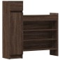 vidaXL Zapatero madera de ingeniería roble marrón 100,5x28x100 cm vidaXL Zapatero madera de ingeniería roble marrón 100,5x28x100 cm