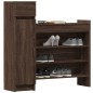 vidaXL Zapatero madera de ingeniería roble marrón 100,5x28x100 cm vidaXL Zapatero madera de ingeniería roble marrón 100,5x28x100 cm