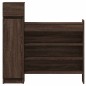 vidaXL Zapatero madera de ingeniería roble marrón 100,5x28x100 cm vidaXL Zapatero madera de ingeniería roble marrón 100,5x28x100 cm