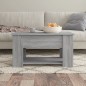 vidaXL Mesa de centro madera contrachapada gris Sonoma 79x49x41 cm vidaXL Mesa de centro madera contrachapada gris Sonoma 79x49x41 cm