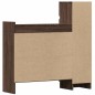 vidaXL Zapatero madera de ingeniería roble marrón 100,5x28x100 cm vidaXL Zapatero madera de ingeniería roble marrón 100,5x28x100 cm