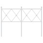 vidaXL Cabecero de metal blanco 120 cm vidaXL Cabecero de metal blanco 120 cm