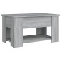 vidaXL Mesa de centro madera contrachapada gris Sonoma 79x49x41 cm vidaXL Mesa de centro madera contrachapada gris Sonoma 79x49x41 cm