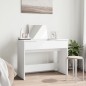 vidaXL Tocador con espejo blanco 100x45x76 cm