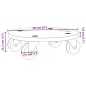 vidaXL Soportes con ruedas 2 uds redondos Ø38x11,5 cm vidaXL Soportes con ruedas 2 uds redondos Ø38x11,5 cm