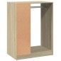 vidaXL Armario de madera de ingeniería roble Sonoma 77x48x102 cm