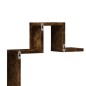 vidaXL Estantería pared madera ingeniería roble ahumado 104,5x10x43 cm vidaXL Estantería pared madera ingeniería roble ahumado 104,5x10x43 cm