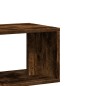 vidaXL Muebles de TV 2 uds madera ingeniería roble ahumado 75x30x50 cm vidaXL Muebles de TV 2 uds madera ingeniería roble ahumado 75x30x50 cm