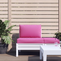 vidaXL Cojines para palés 2 unidades tela Oxford rosa