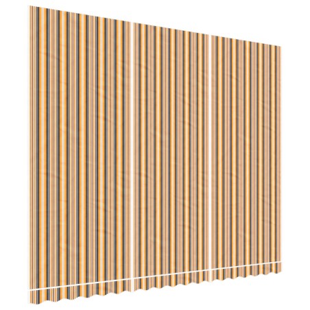 vidaXL Tela de repuesto de toldo rayas de colores 4,5x3,5 m