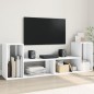 vidaXL Muebles para TV 2 uds madera de ingeniería blanco 75x30x50 cm vidaXL Muebles para TV 2 uds madera de ingeniería blanco 75x30x50 cm