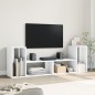 vidaXL Muebles para TV 2 uds madera de ingeniería blanco 75x30x50 cm vidaXL Muebles para TV 2 uds madera de ingeniería blanco 75x30x50 cm