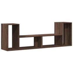 vidaXL Muebles de TV 2 uds madera ingeniería roble marrón 75x30x50 cm