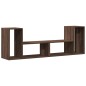 vidaXL Muebles de TV 2 uds madera ingeniería roble marrón 75x30x50 cm