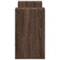 vidaXL Muebles de TV 2 uds madera ingeniería roble marrón 75x30x50 cm