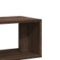 vidaXL Muebles de TV 2 uds madera ingeniería roble marrón 75x30x50 cm