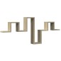 vidaXL Estantería pared madera ingeniería roble Sonoma 104,5x10x43 cm vidaXL Estantería pared madera ingeniería roble Sonoma 104,5x10x43 cm