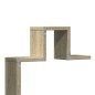 vidaXL Estantería pared madera ingeniería roble Sonoma 104,5x10x43 cm vidaXL Estantería pared madera ingeniería roble Sonoma 104,5x10x43 cm