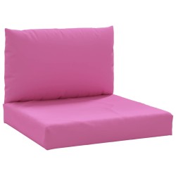 vidaXL Cojines para palés 2 unidades tela Oxford rosa