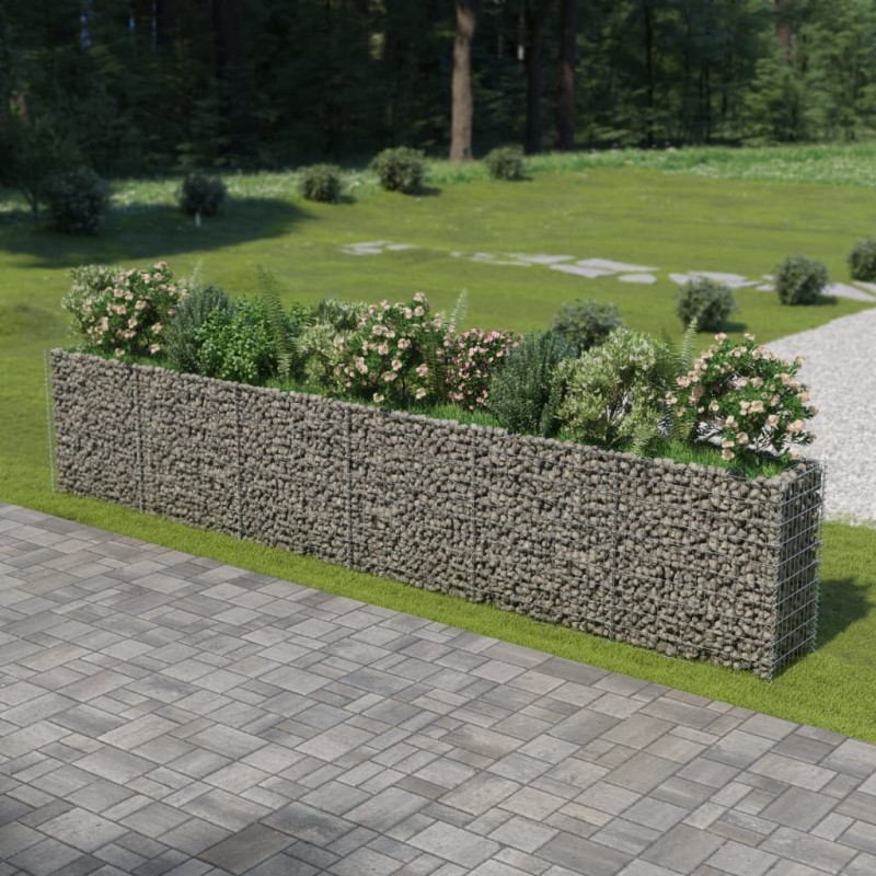 vidaXL Arriate de gaviones de acero 540x50x100 cm vidaXL Arriate de gaviones de acero 540x50x100 cm