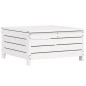 vidaXL Juego de sofás de jardín 10 pzas madera maciza de pino blanco vidaXL Juego de sofás de jardín 10 pzas madera maciza de pino blanco