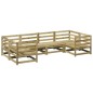 vidaXL Juego de sofás de jardín 6 piezas madera de pino impregnada vidaXL Juego de sofás de jardín 6 piezas madera de pino impregnada