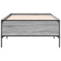 vidaXL Estructura cama madera ingeniería metal gris Sonoma 75x190 cm vidaXL Estructura cama madera ingeniería metal gris Sonoma 75x190 cm