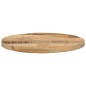 vidaXL Tablero de mesa redondo madera maciza mango rugosa Ø 50x3,8 cm vidaXL Tablero de mesa redondo madera maciza mango rugosa Ø 50x3,8 cm
