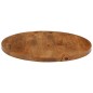 vidaXL Tablero de mesa redondo madera maciza de mango Ø 50x2,5 cm