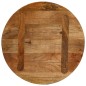 vidaXL Tablero de mesa redondo madera maciza de mango Ø 50x2,5 cm