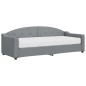 vidaXL Sofá cama con colchón tela gris claro 80x200 cm vidaXL Sofá cama con colchón tela gris claro 80x200 cm