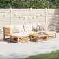 vidaXL Juego de muebles jardín 7 pzas con cojines madera maciza acacia vidaXL Juego de muebles jardín 7 pzas con cojines madera maciza acacia