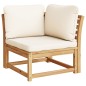 vidaXL Juego de muebles jardín 7 pzas con cojines madera maciza acacia vidaXL Juego de muebles jardín 7 pzas con cojines madera maciza acacia
