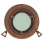 vidaXL Espejo de ojo de buey de pared aluminio y vidrio Ø23 cm vidaXL Espejo de ojo de buey de pared aluminio y vidrio Ø23 cm