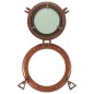 vidaXL Espejo de ojo de buey de pared aluminio y vidrio Ø23 cm vidaXL Espejo de ojo de buey de pared aluminio y vidrio Ø23 cm